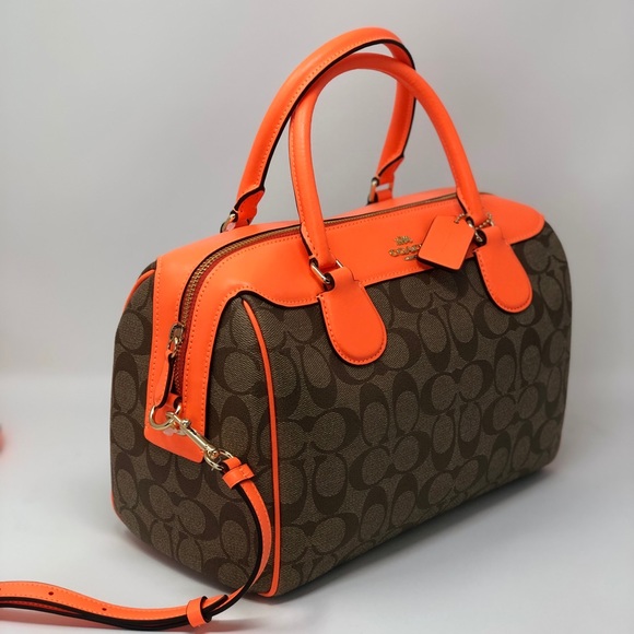 NWT Coach Neon Large Bennett handbag super rare - Picture 6 of 7